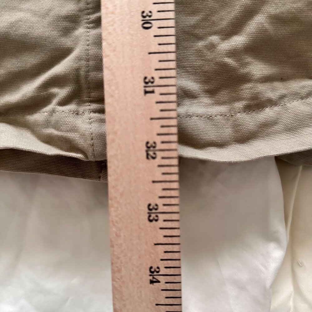 Nautica Mens Detachable Flannel Lining Zip/Snap Up Chore Barn Coat SZ L Tan - Picture 5 of 16